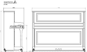 SAMICK JS112RID MAHP - Пианино акустическое