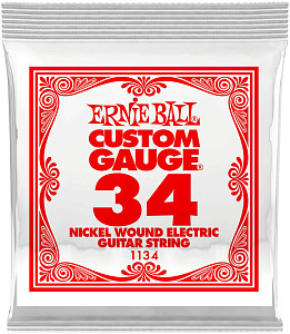 ERNIE BALL 1134 Nickel Wound .034 - Струна одиночная для электрогитары