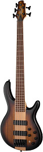 CORT C5-Plus-ZBMH-OTAB Бас-гитара, 5-ти струнная, коричневый санберст,...
